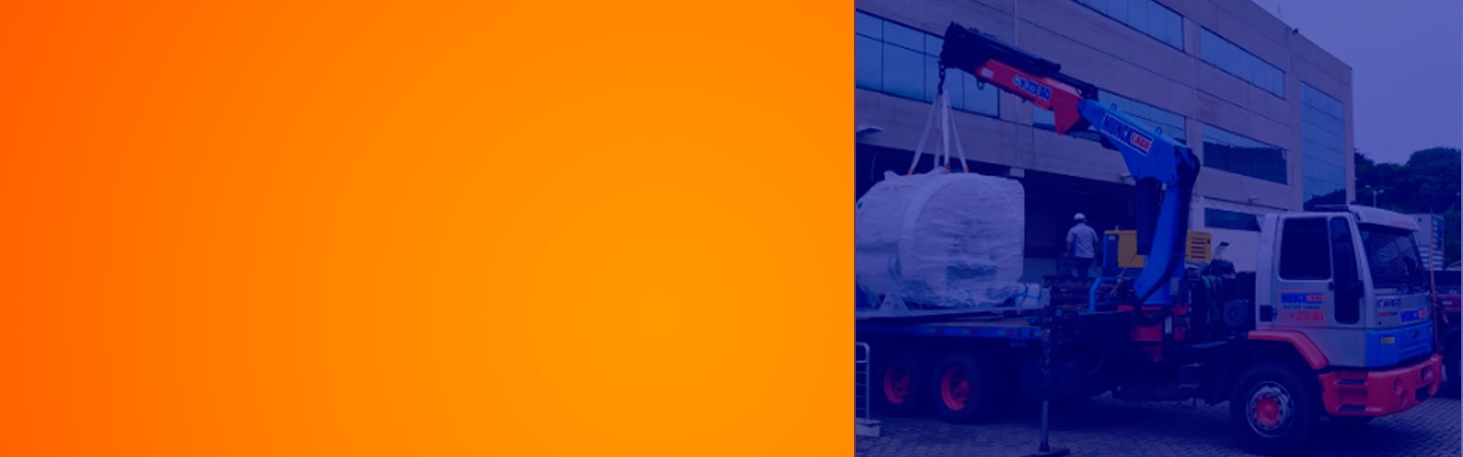 Operação de içamento segura - Munck Lago